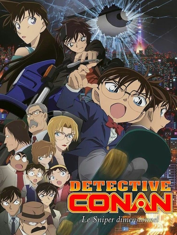 Detective Conan anime series - Mystery detective solving criminal cases